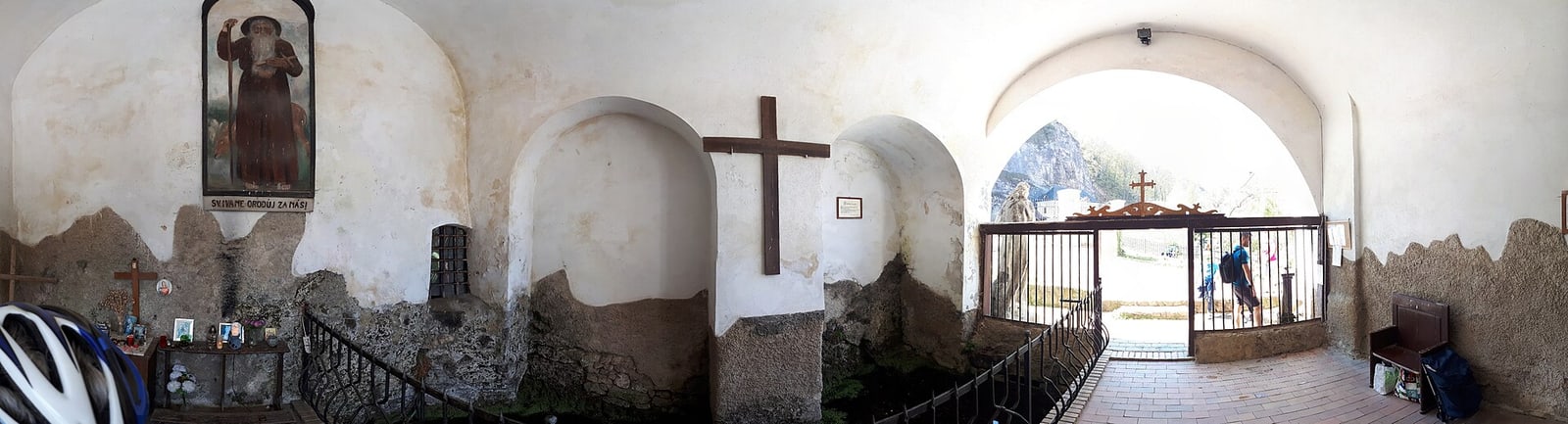St Ivan spring at Svatý Jan pod Skalou, another element of the hermit/monastery story.