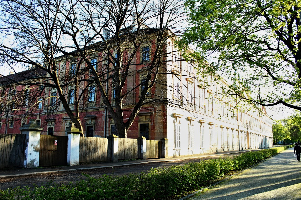 Another view of the Invalidovna complex in Prague.