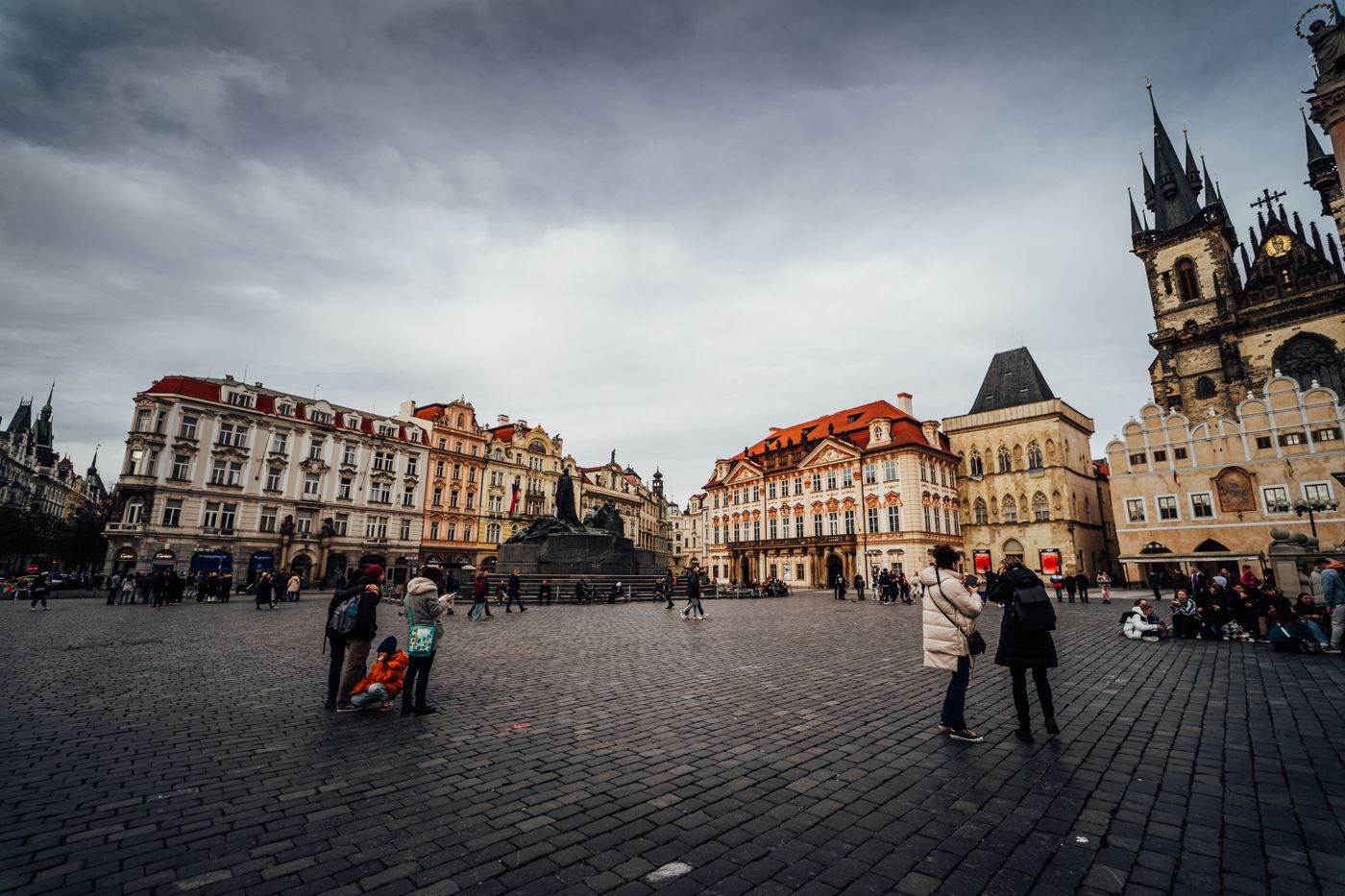 Wide Old Town Square architecture is visibly established.