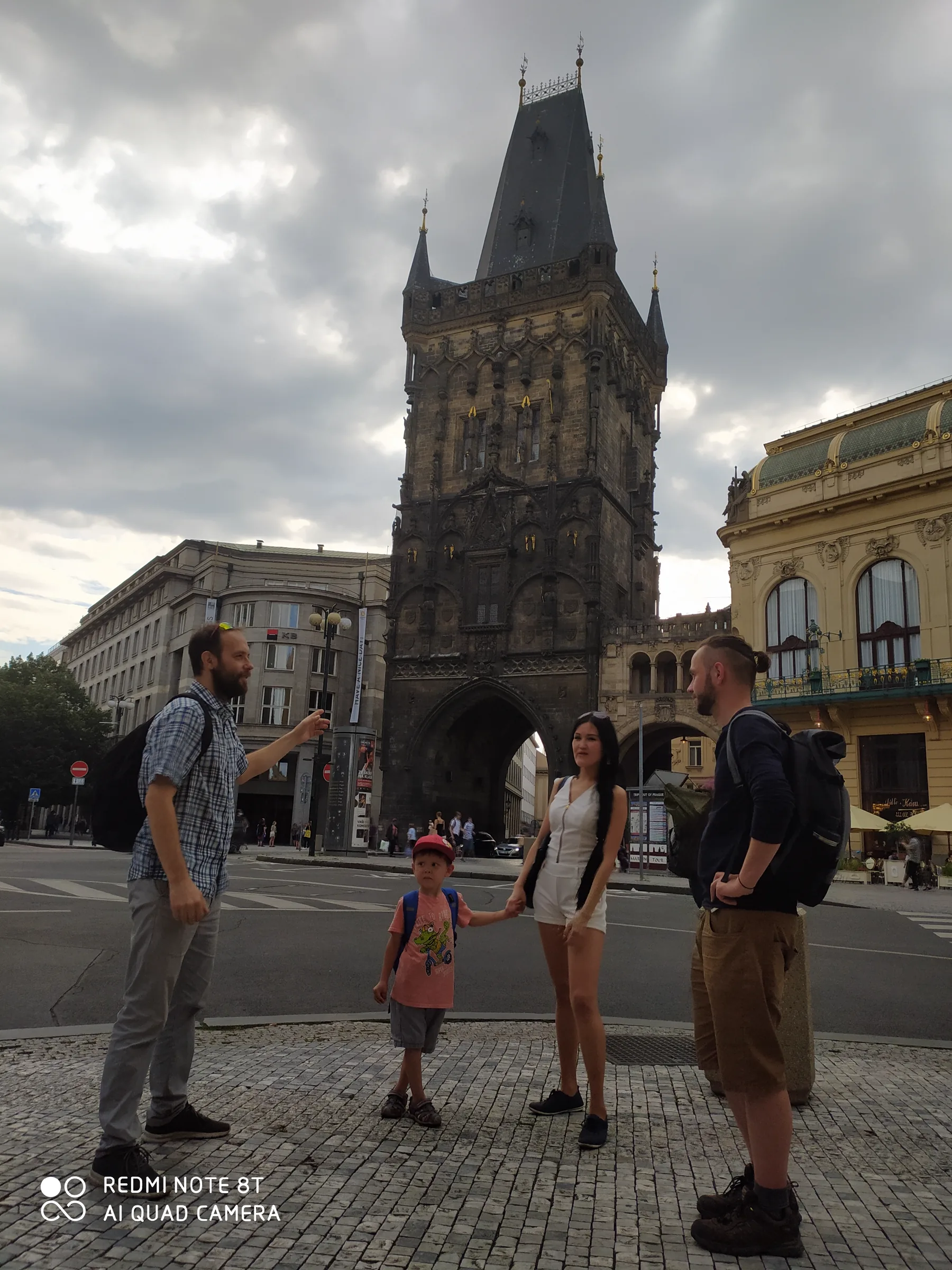Prague walking route