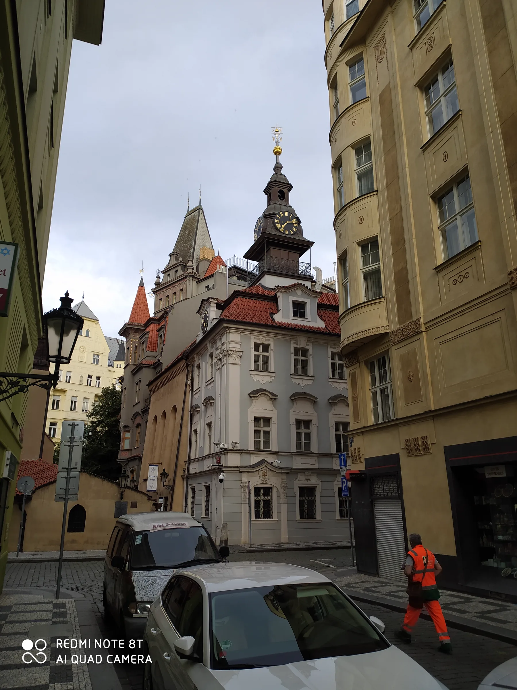 Prague street atmosphere